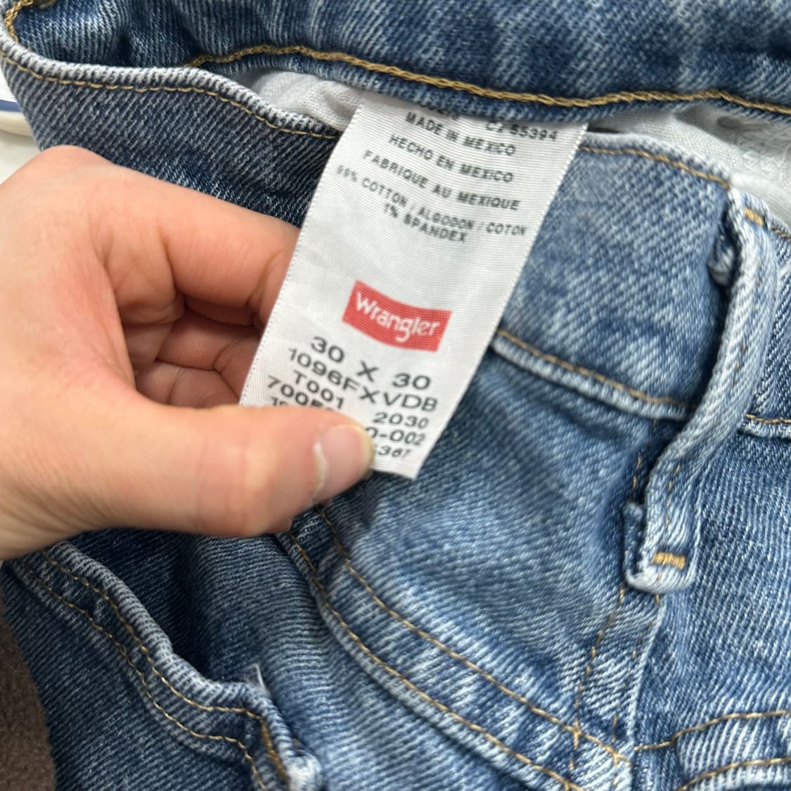 랭글러 데님팬츠 상품이미지3