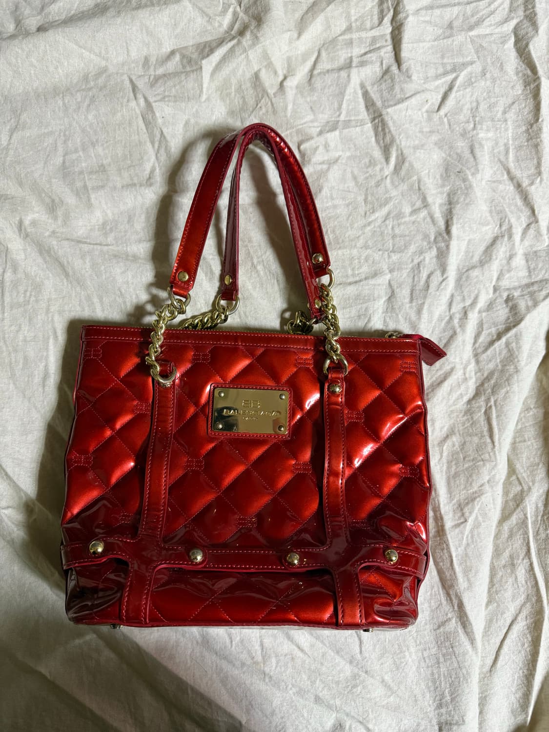 발렌시아가 빈티지 체인 토트백  상품이미지1