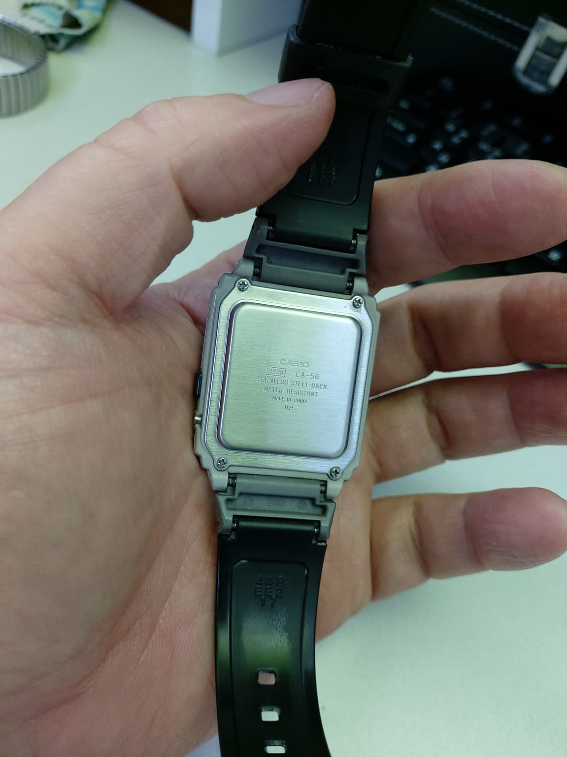 카시오 계산기 시계 블랙 상품이미지3