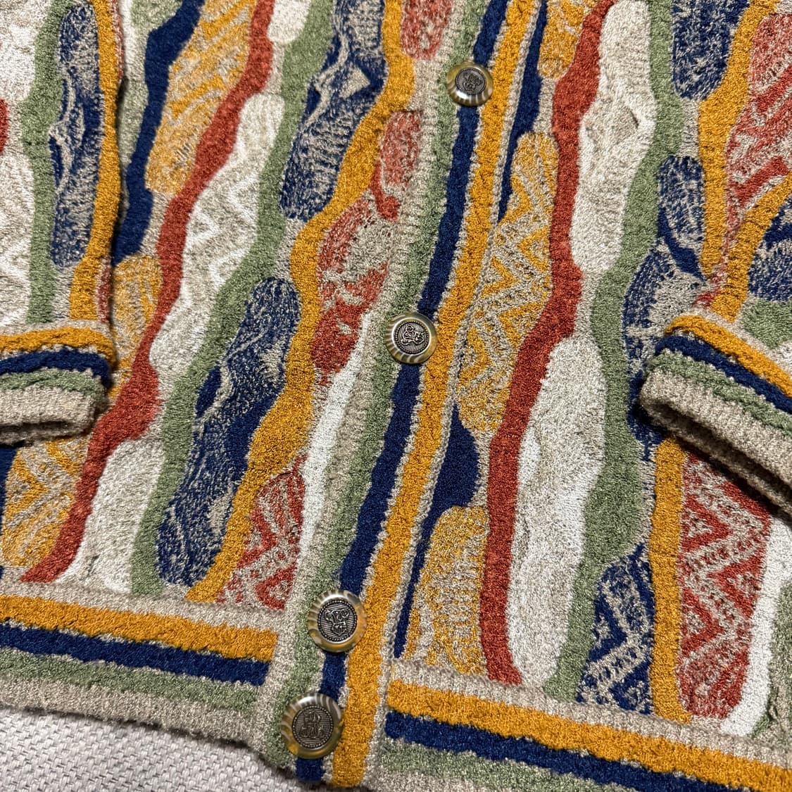 미쏘니 패턴 니트 가디건 상품이미지3