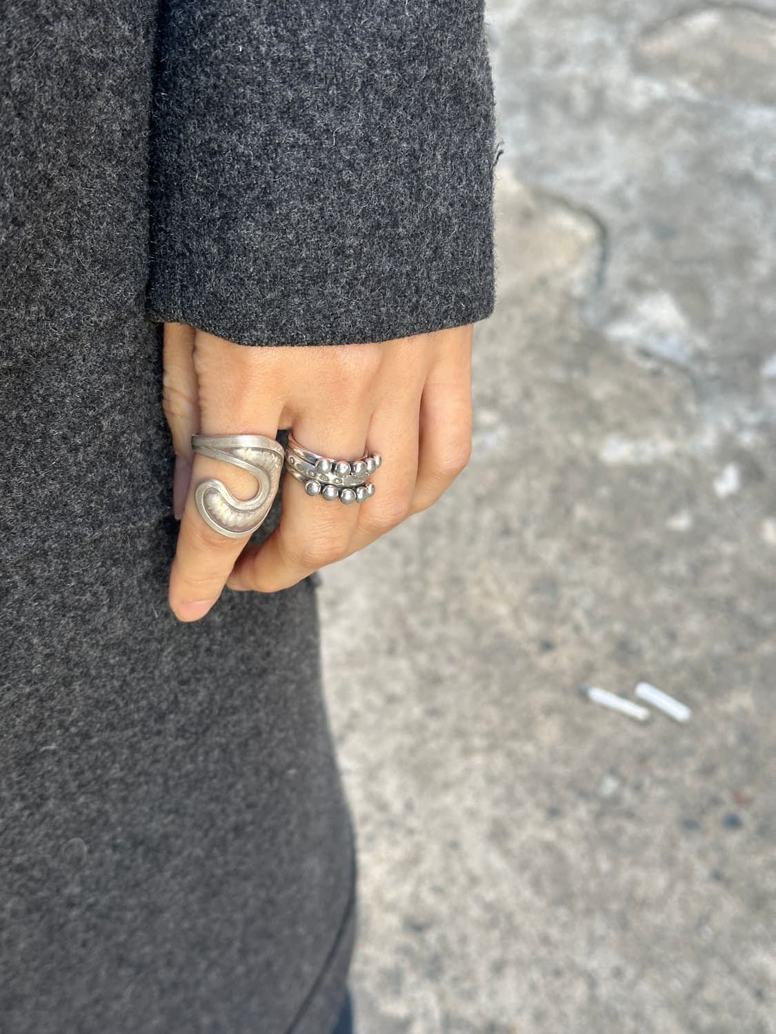 Sculpted Flow Karensilver Ring 상품이미지2