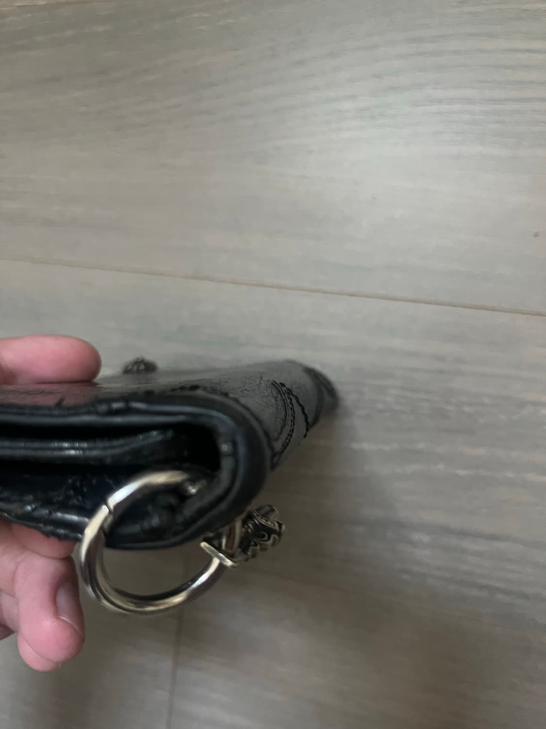 크롬하츠 크로스버튼 크로스패치 레더지갑  상품이미지8