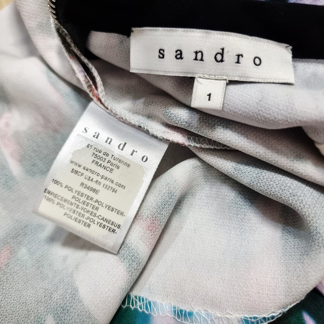 산드로 SANDRO 홀터넥 썸머 원피스 (44/표기1) 상태최상 상품이미지8