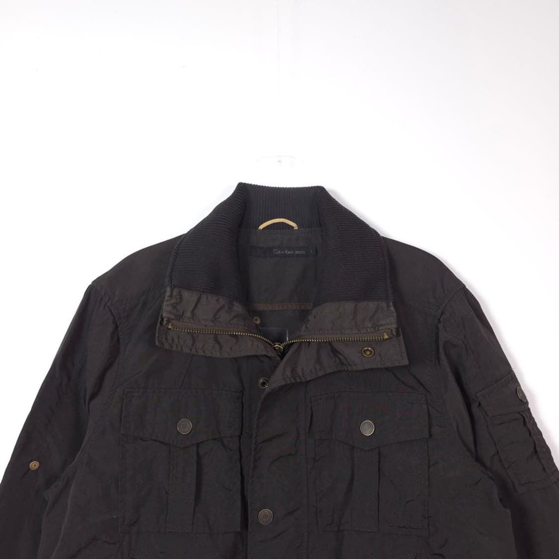 캘빈클라인 진스 빈티지 나일론 하이넥 자켓 L 상품이미지4
