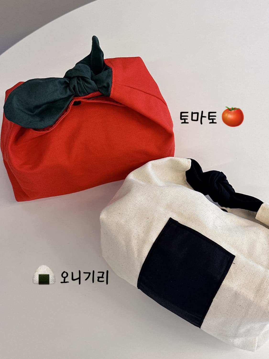 🍅토마토 & 🍙 오니기리 도시락 파우치 상품이미지1