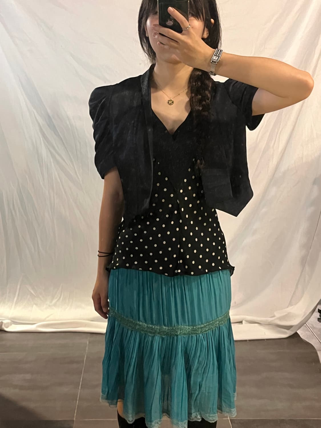 Maitresse puff shirring shoulder jacket 상품이미지9