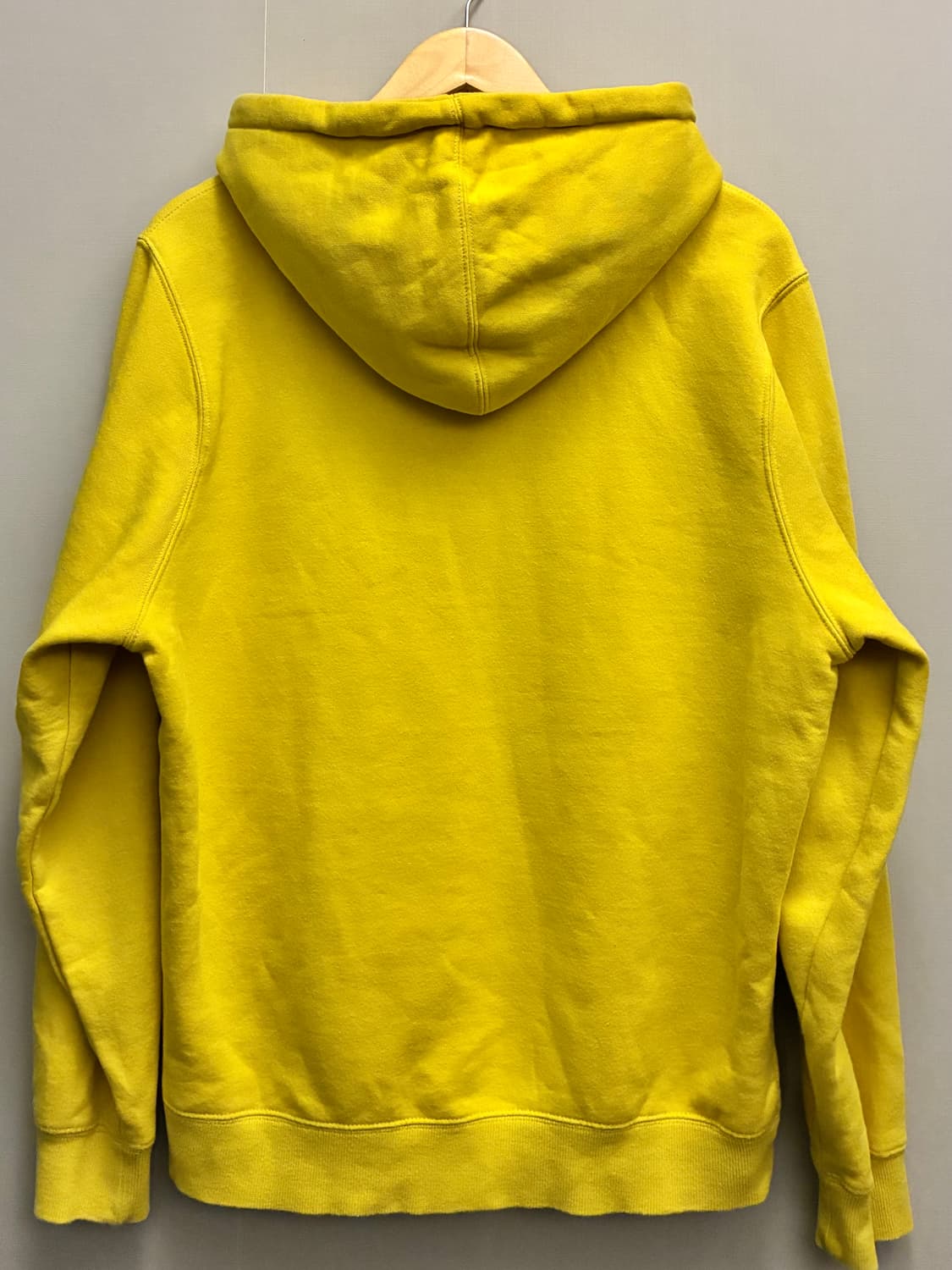 (S/97)Stussy 스투시 오벌 앱 로고 후드티셔츠 옐로우 상품이미지2