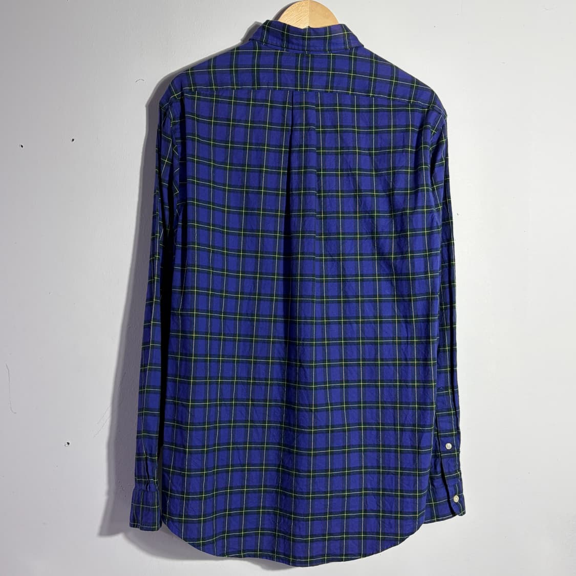 폴로 랄프로렌 빈티지 블루 체크 셔츠 (무료배송) 상품이미지2