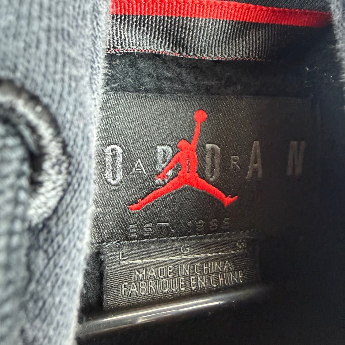 (L) 나이키 조던 파리생재르맹 후드 티 블랙 상품이미지4