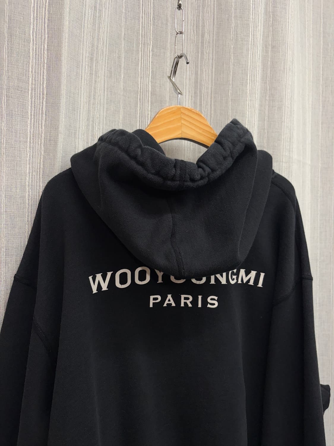 WOOYOUNGMI 우영미 백로고 후드 티셔츠 상품이미지6