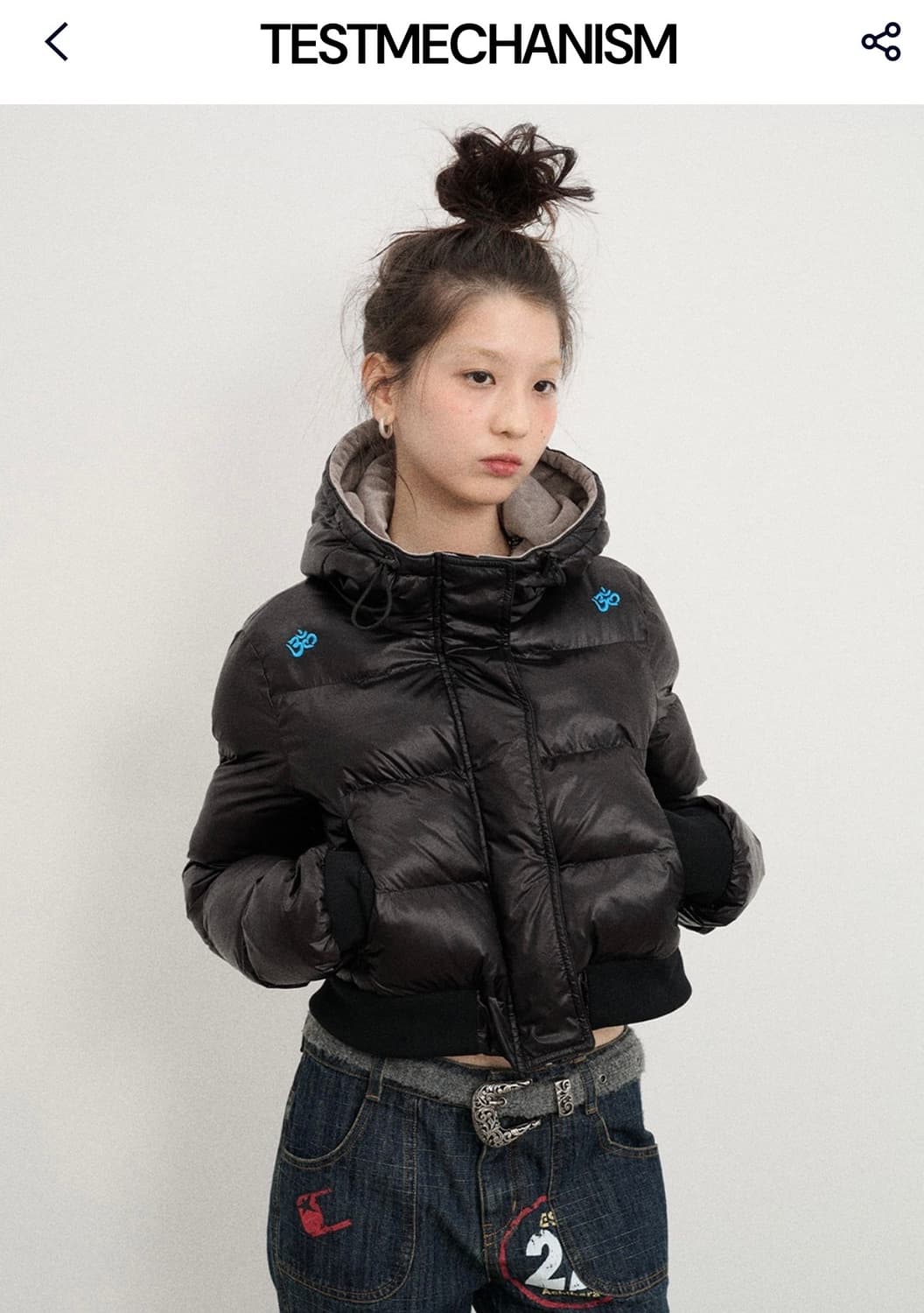 OM Short Cotton Padded Jacket 상품이미지1