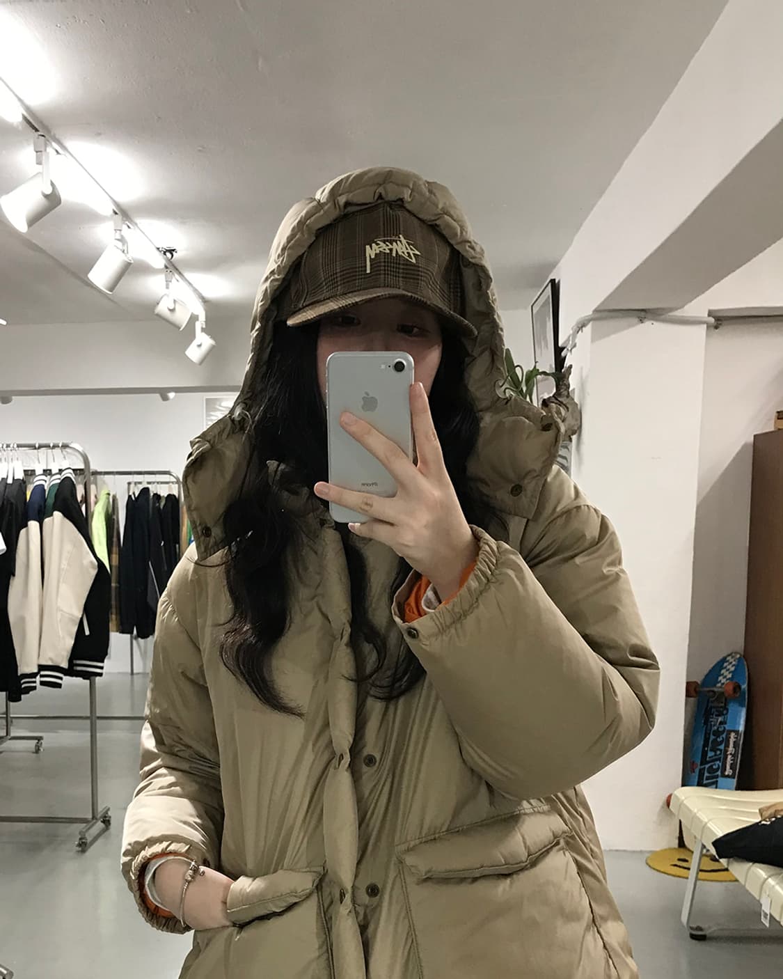 스투시 STUSSY Glen Check Cap 상품이미지3