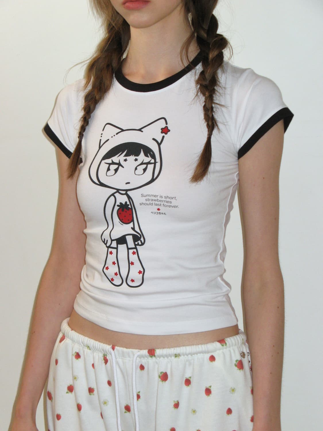 BERRYKO RINGER TOP_BLACK 상품이미지2