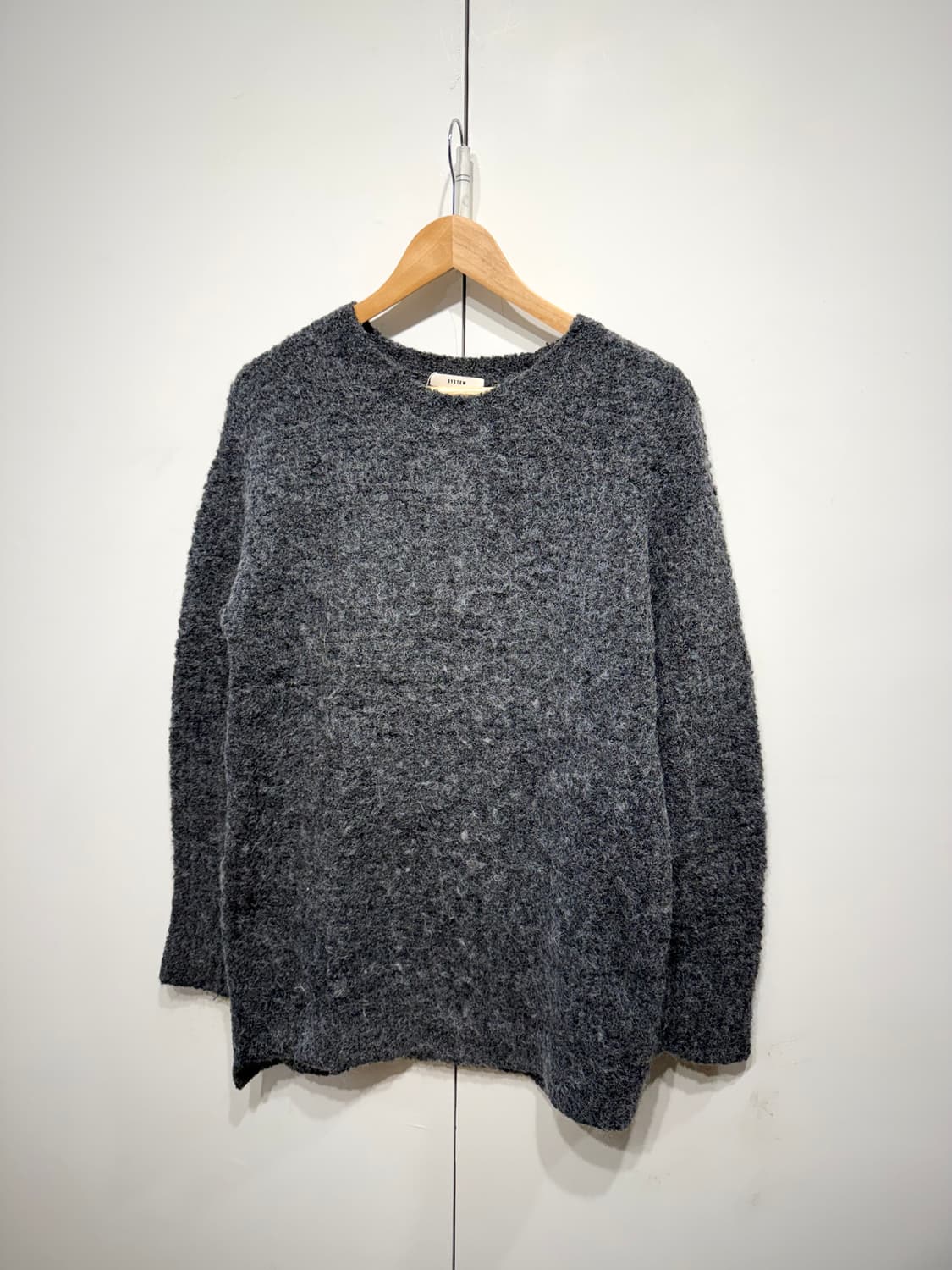 시스템 알파카 니트 스웨터 상품이미지3