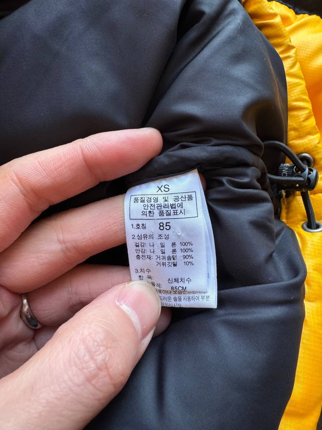 00s TNF Nuptse goose down jacket  상품이미지4