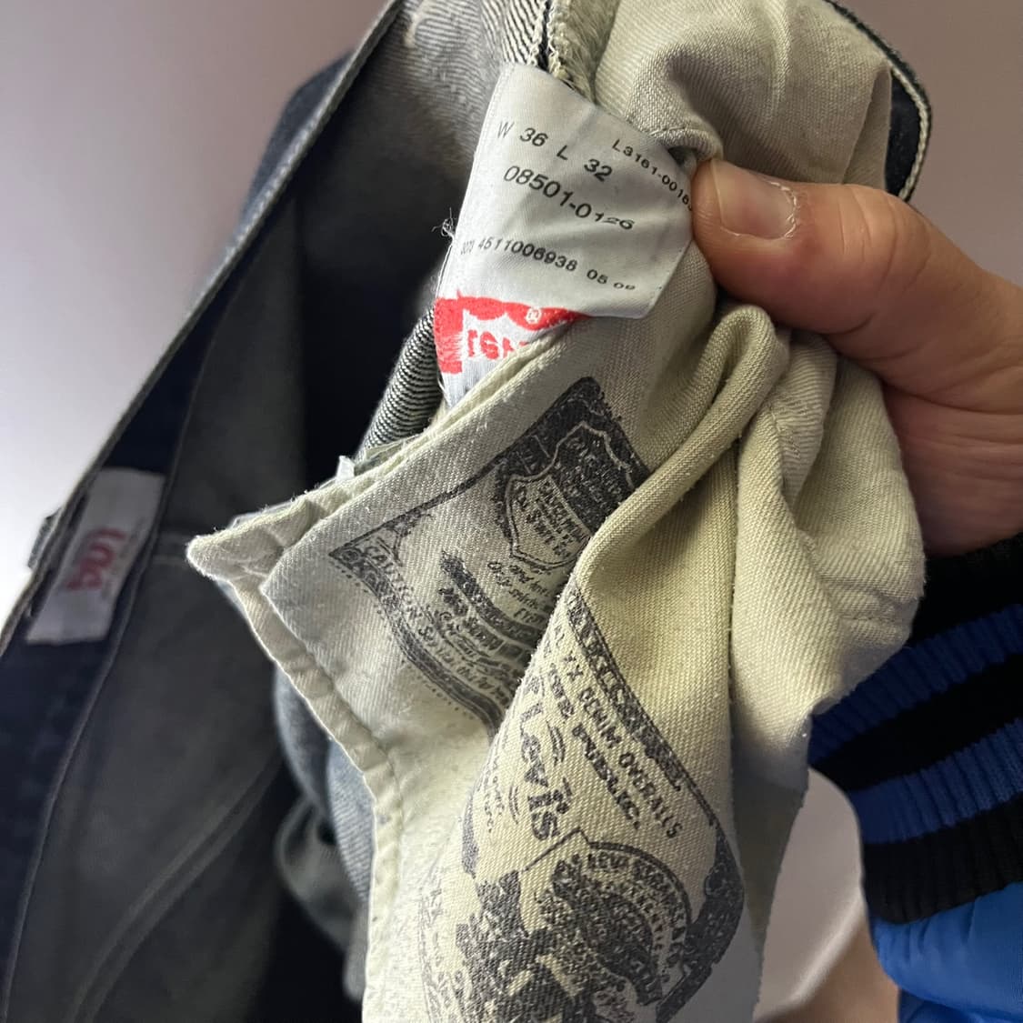 [Levi's] 00's 리바이스 재팬 501 기무라타쿠야 데님팬츠 상품이미지7