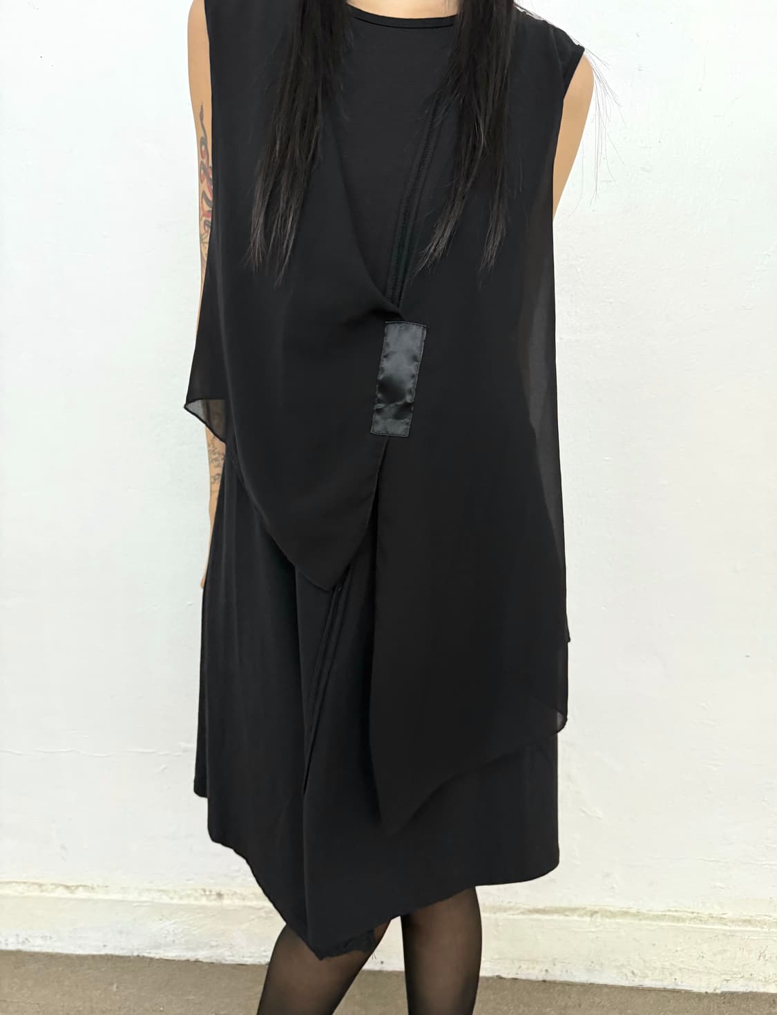 Black Layered Dress 상품이미지1