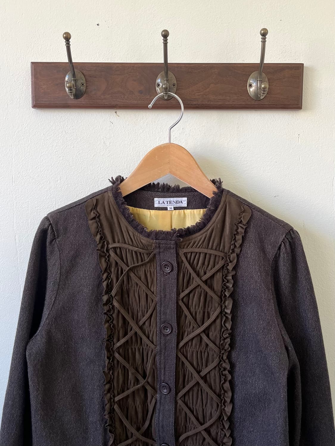 LA TENDA 로프 데님 자켓 상품이미지2