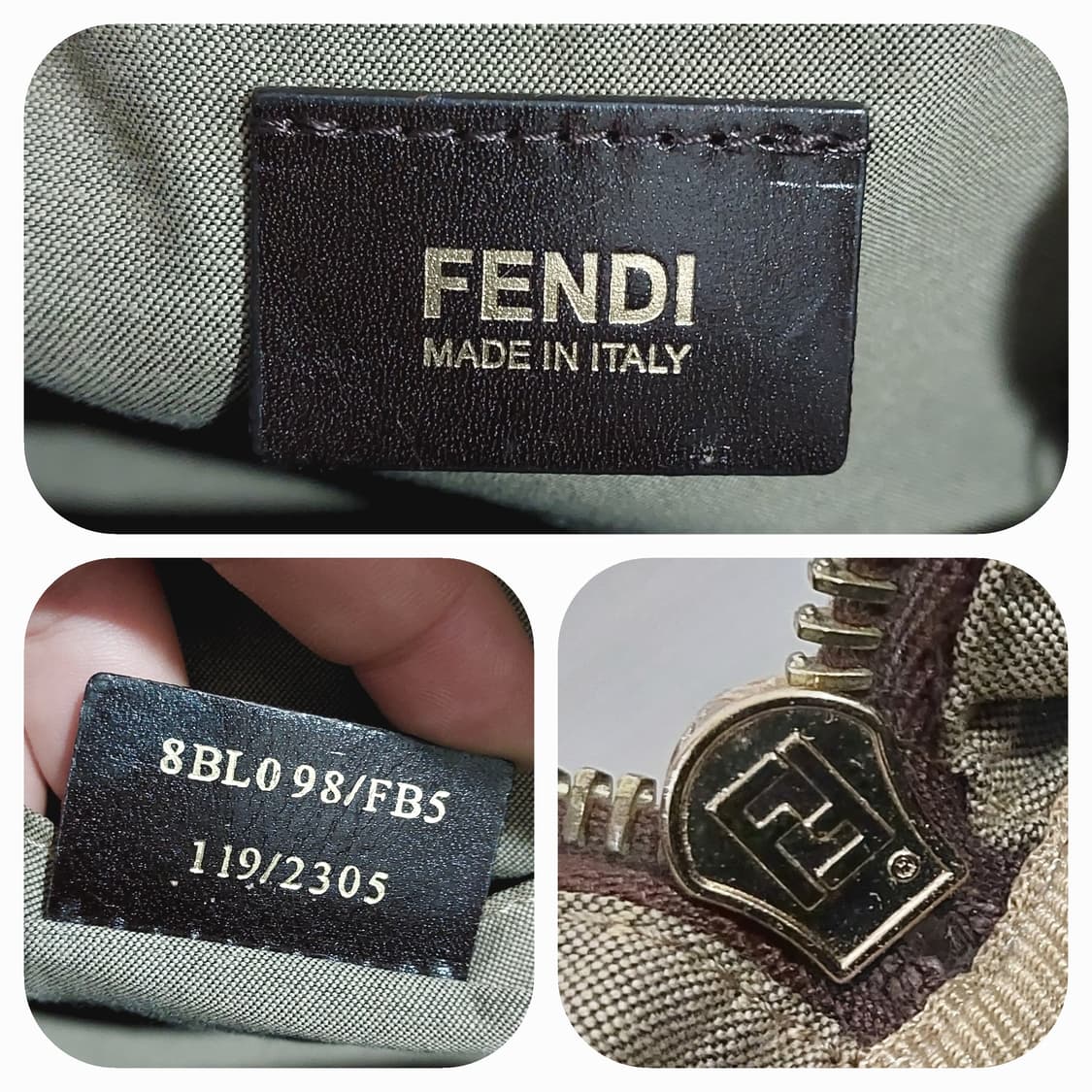 [정품] 펜디 FF 주카 보스턴 토트백 상품이미지9