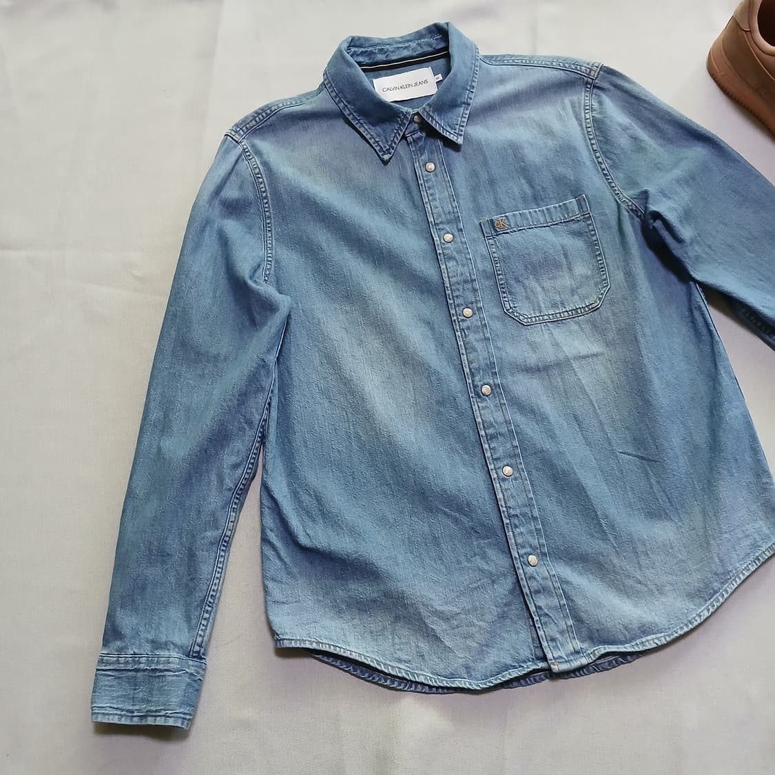 CK 캘빈클라인 데님 셔츠 청셔츠 이쁨 상품이미지3