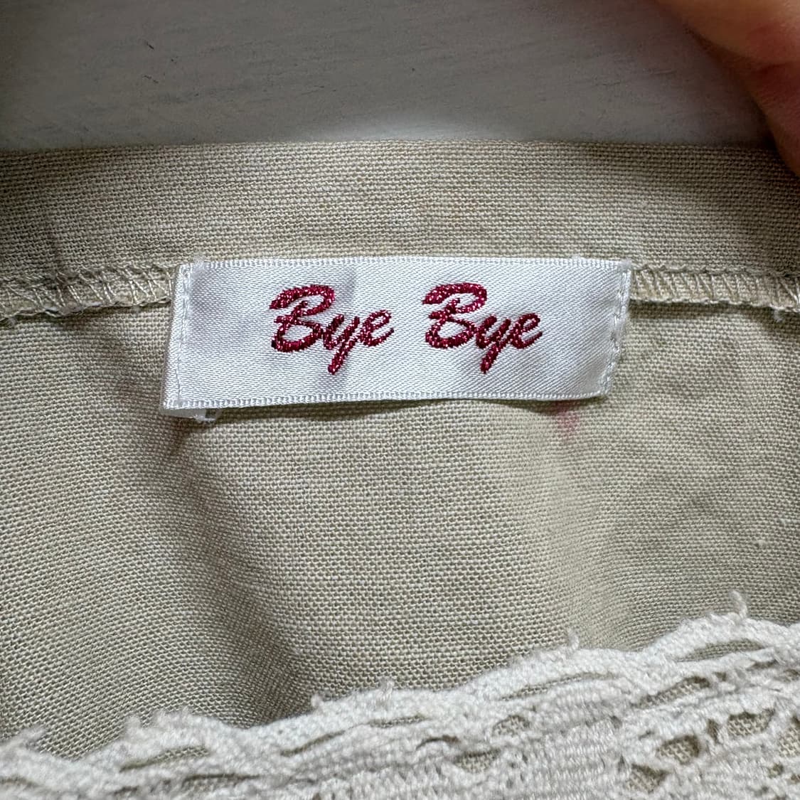 byebye 레이스 러블리 모리 자수 프릴 점프수트 M 상품이미지9