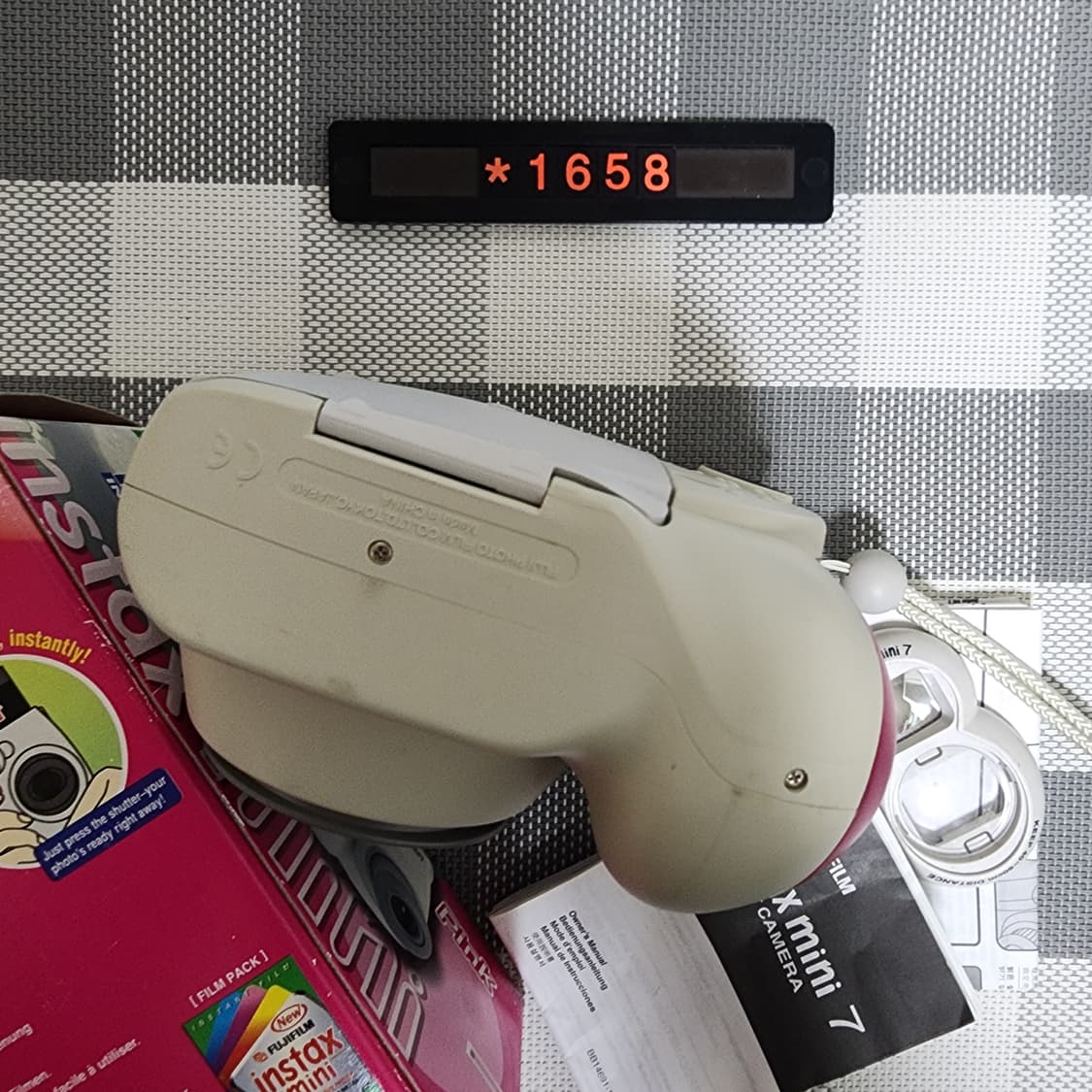 후지 인스탁스 미니 7 폴라로이드 카메라 박스품 상품이미지4