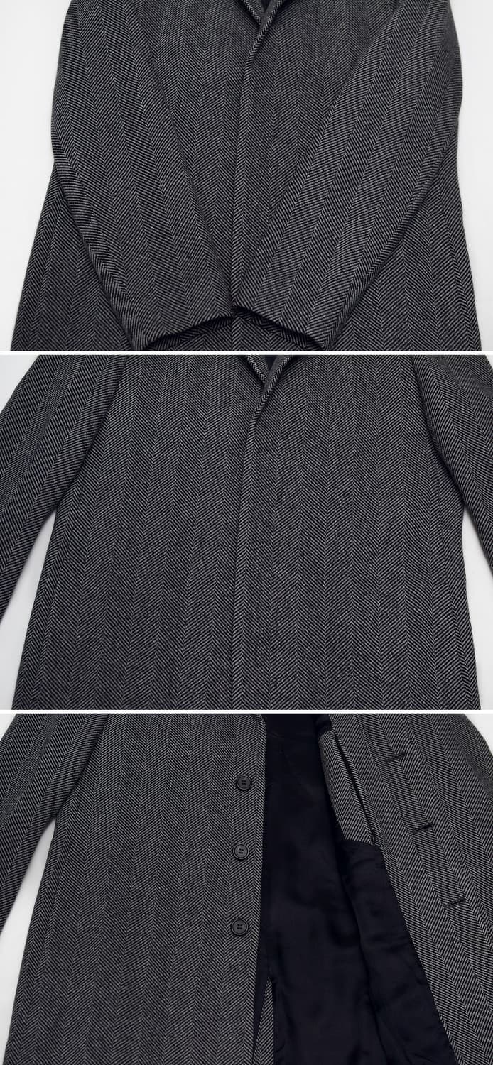 코스 (COS) 울헤링본 싱글 발마칸 코트 (48 / 95-100) 상품이미지6