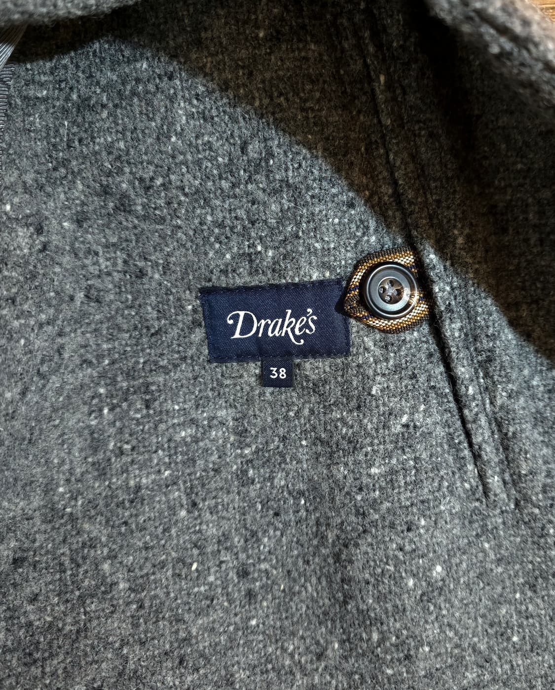 드레익스 미드 그레이 도네갈 울 발마칸 코트 (Drakes) 상품이미지8