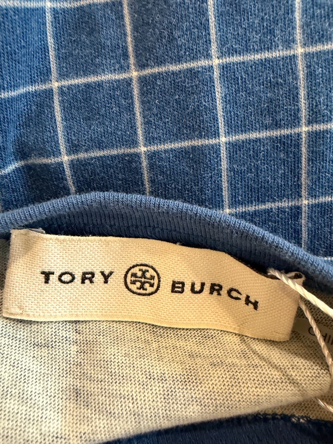 토리버치 체크 반팔 티셔츠 상품이미지4