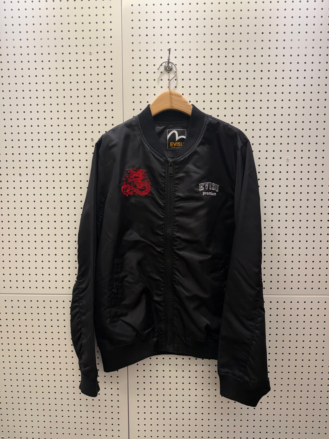 에비수 자수 블루종 자켓 U379 상품이미지2