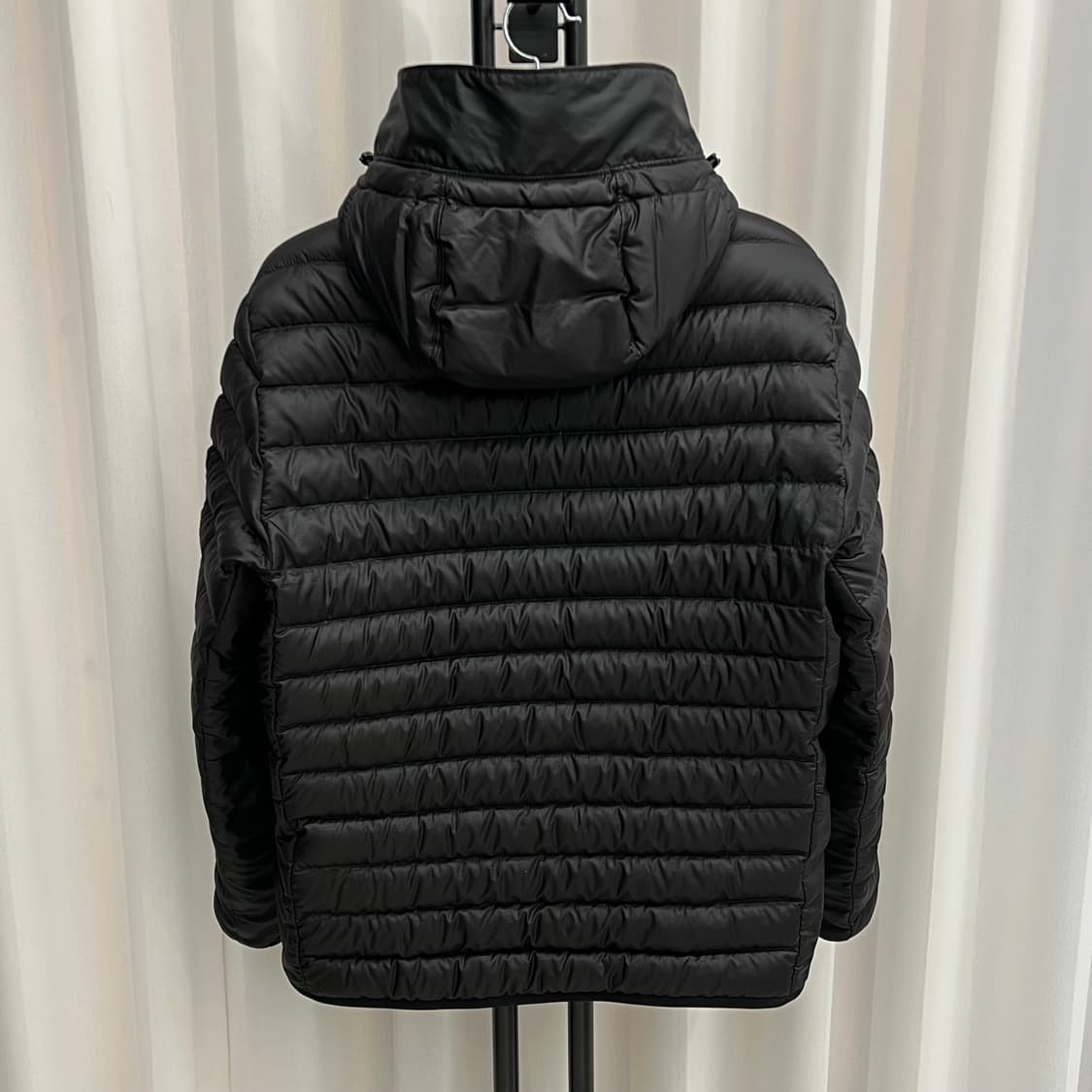 스톤아일랜드 바이오 립스탑 경량패딩 L 블랙 상품이미지2