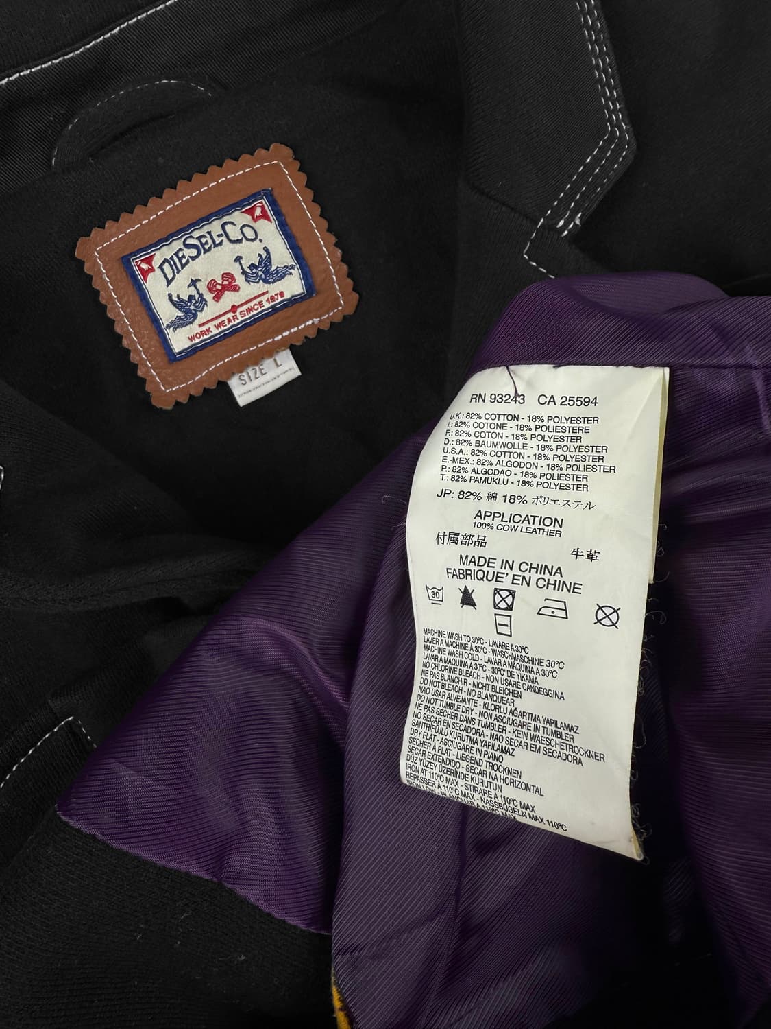 diesel 코튼 워크 자켓 상품이미지6