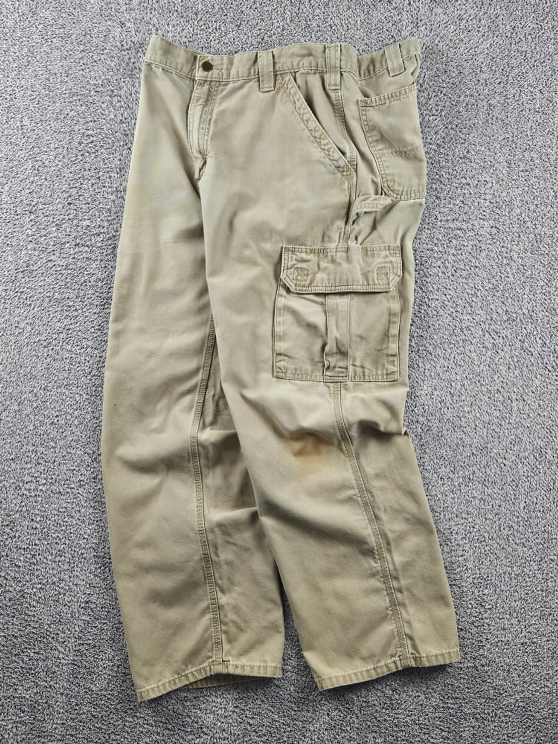 칼하트 코튼 캔버스 카고 포켓 워크 팬츠 (36X30추정) / 10903 상품이미지2
