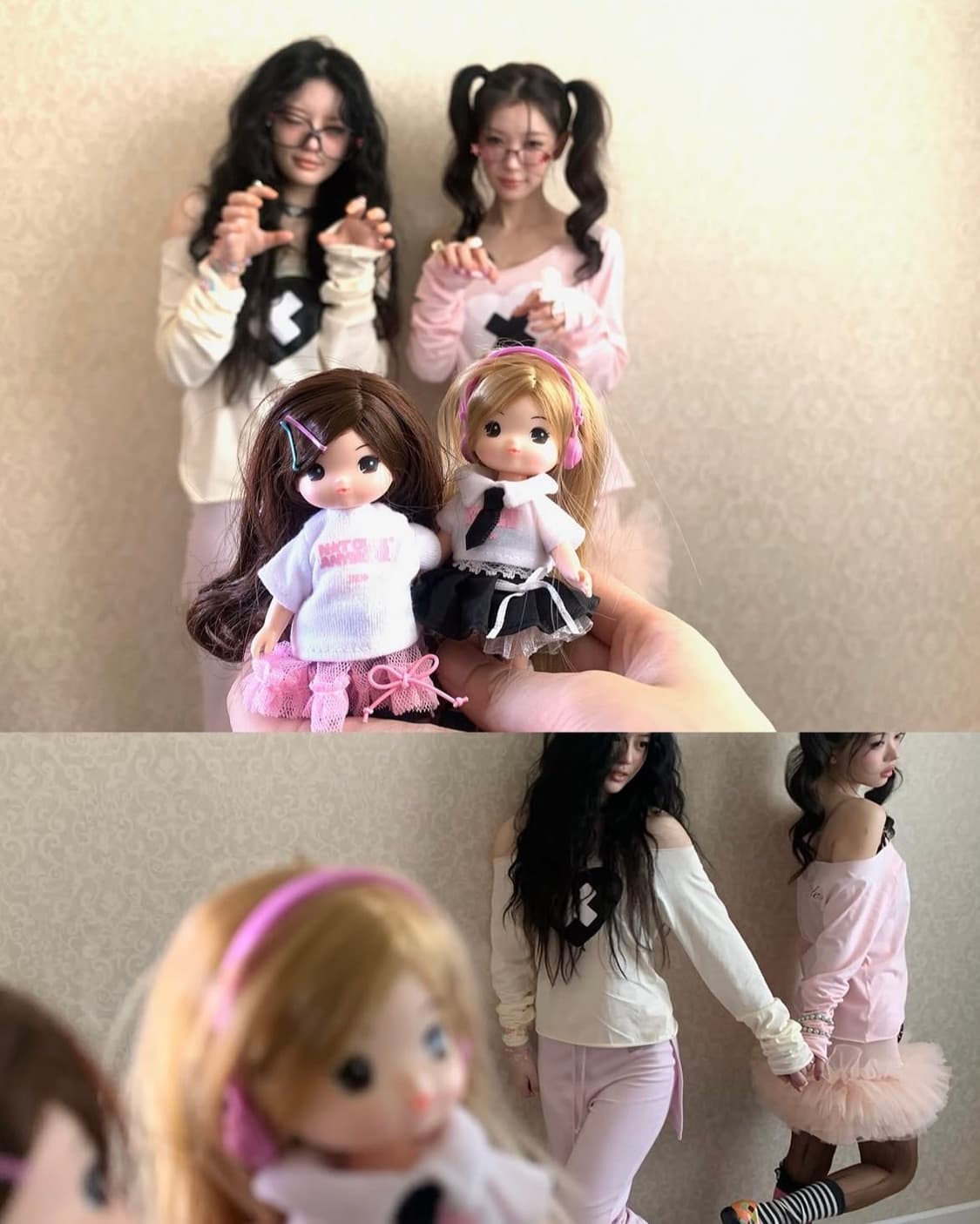 샵페어리 크로스하트 컷오프 티셔츠 상품이미지3