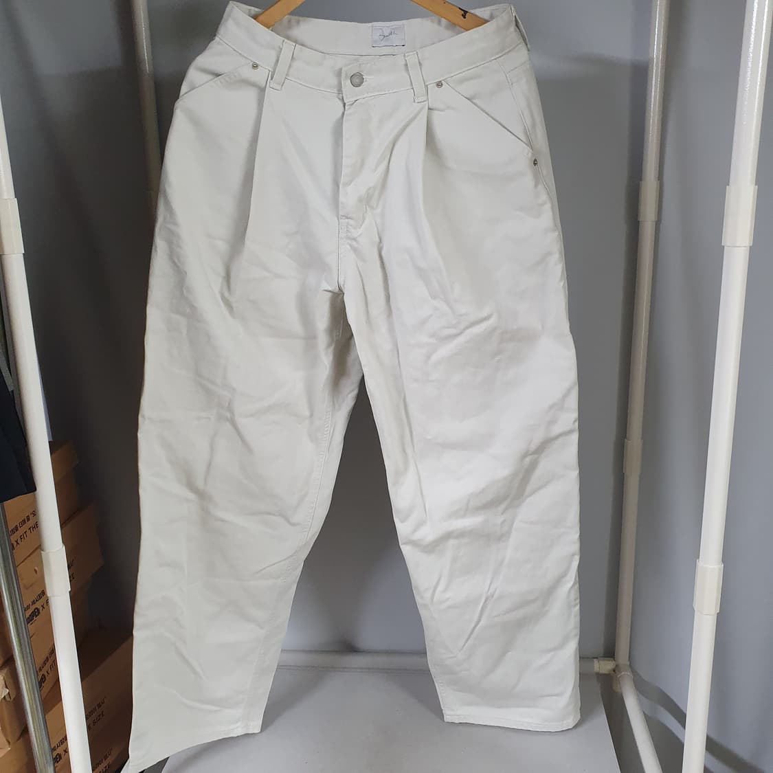 유스 와이드 롱 데님 상품이미지1