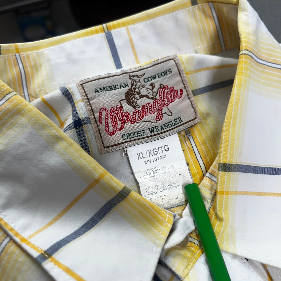 90s WRANGLER 랭글러 웨스턴 셔츠  상품이미지8