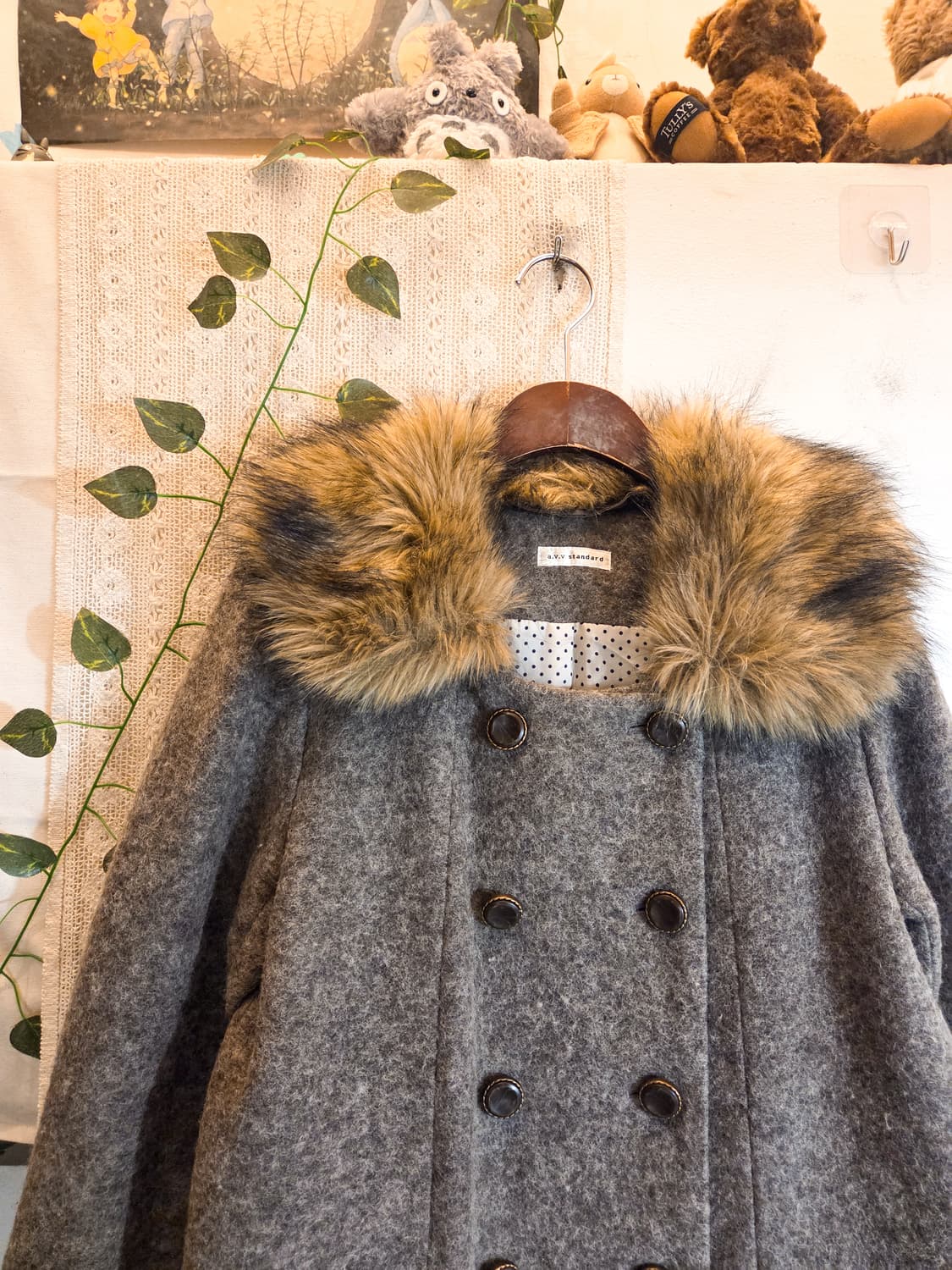 코코아 더블버튼 코트 상품이미지2