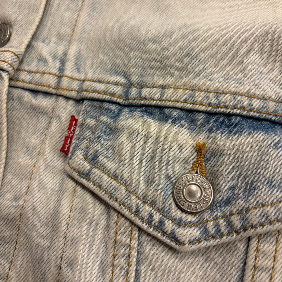 [M] 리바이스 프리미엄 데님 패치워크 트러커 자켓 C430 상품이미지4