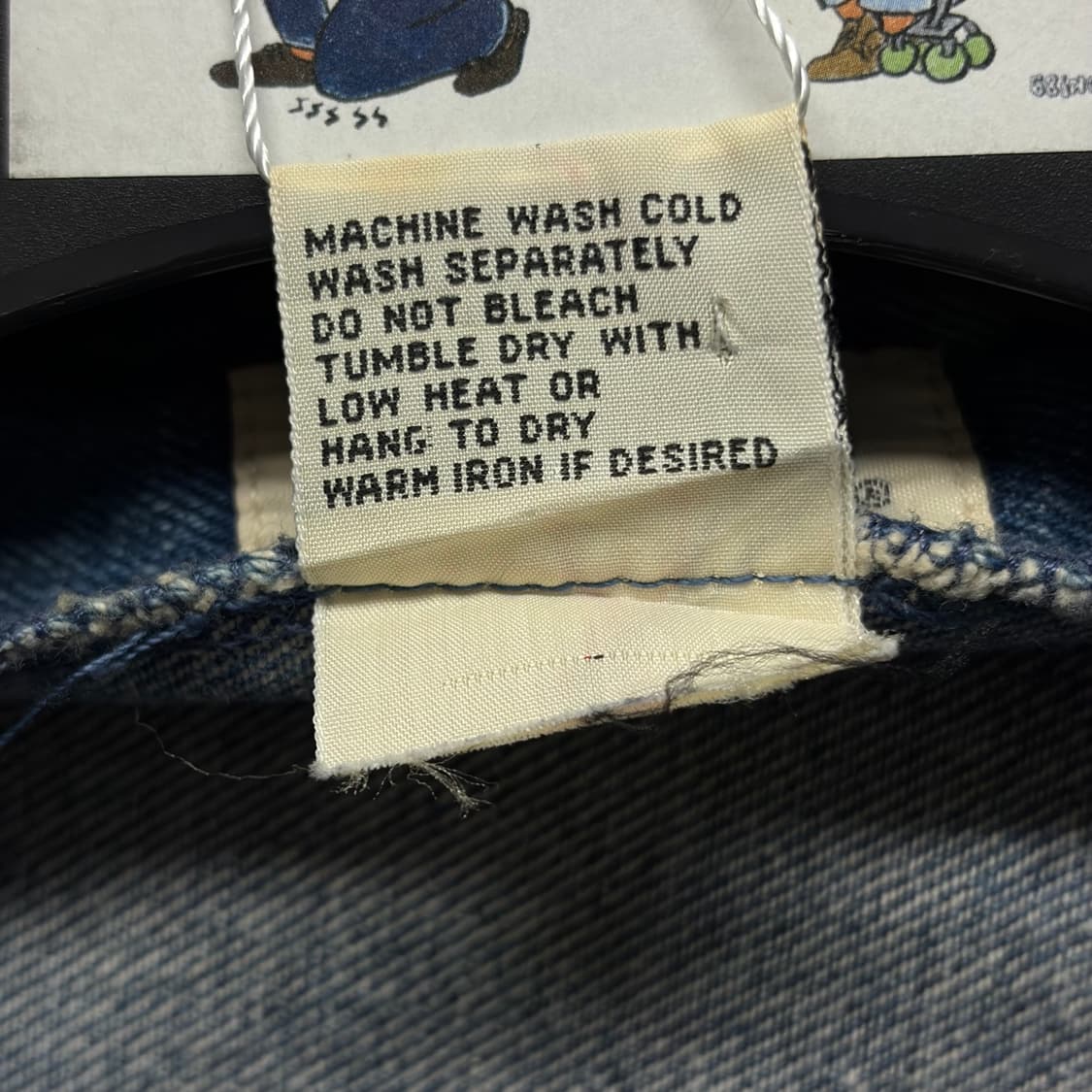 빈티지 웨스턴 데님 레더 자켓 상품이미지7