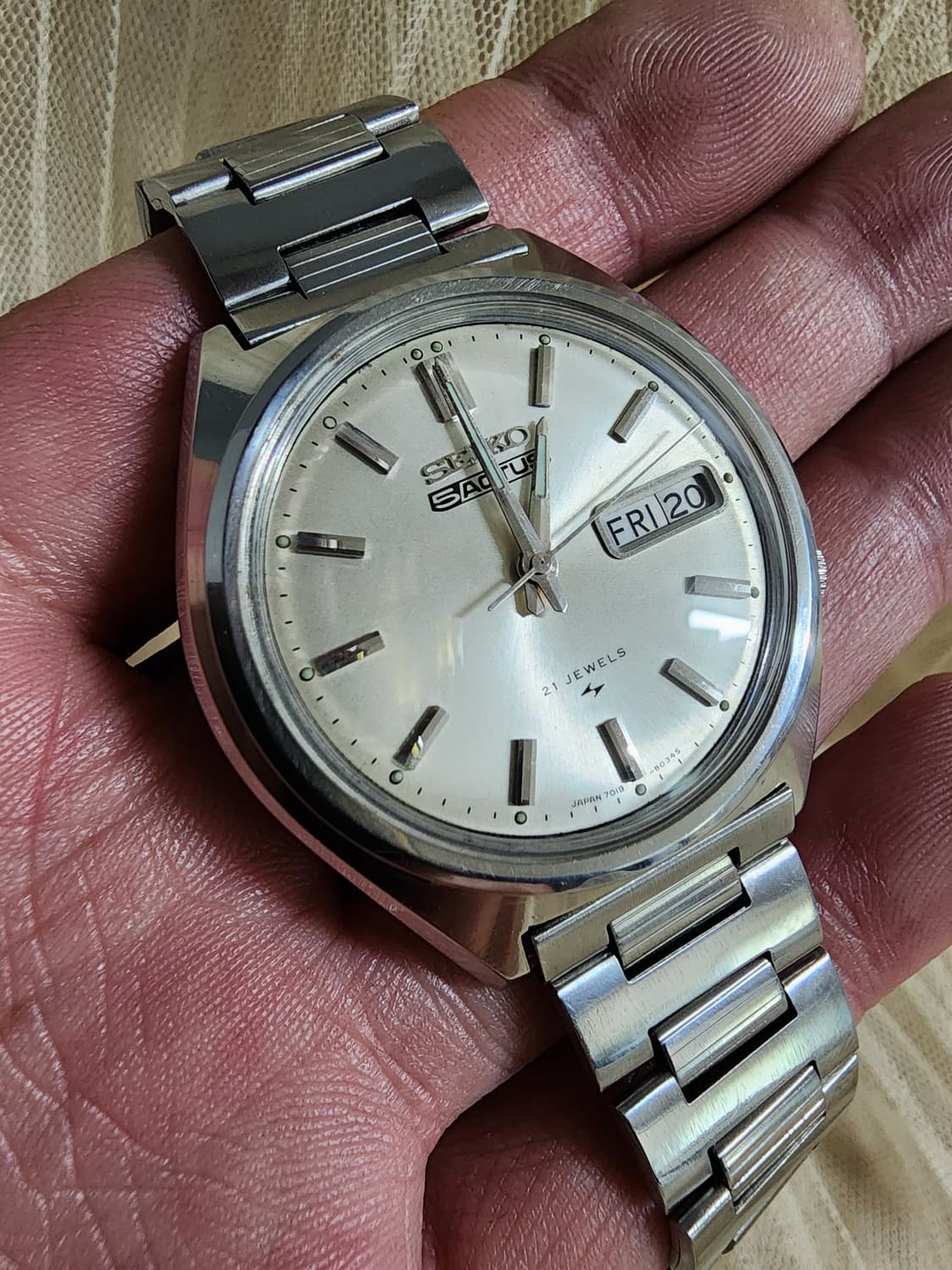 빈티지 세이코 5 액투스 Seiko 5 Actus 오토매틱 시계 상품이미지6