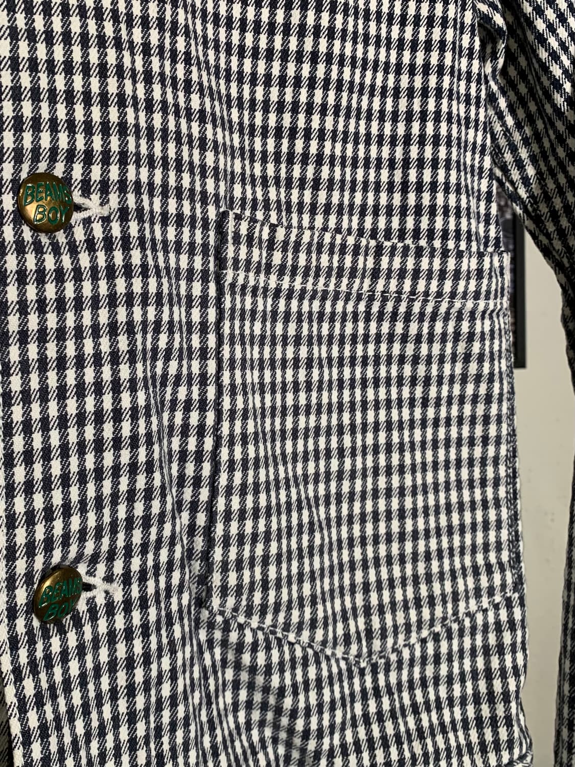 빔즈보이 깅엄체크 자켓 상품이미지3