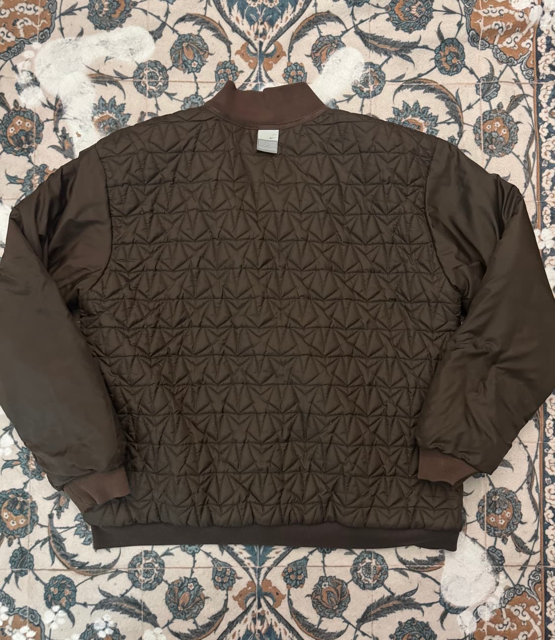 빈티지 나이키 브라운 퀼팅 바시티 자켓 상품이미지6