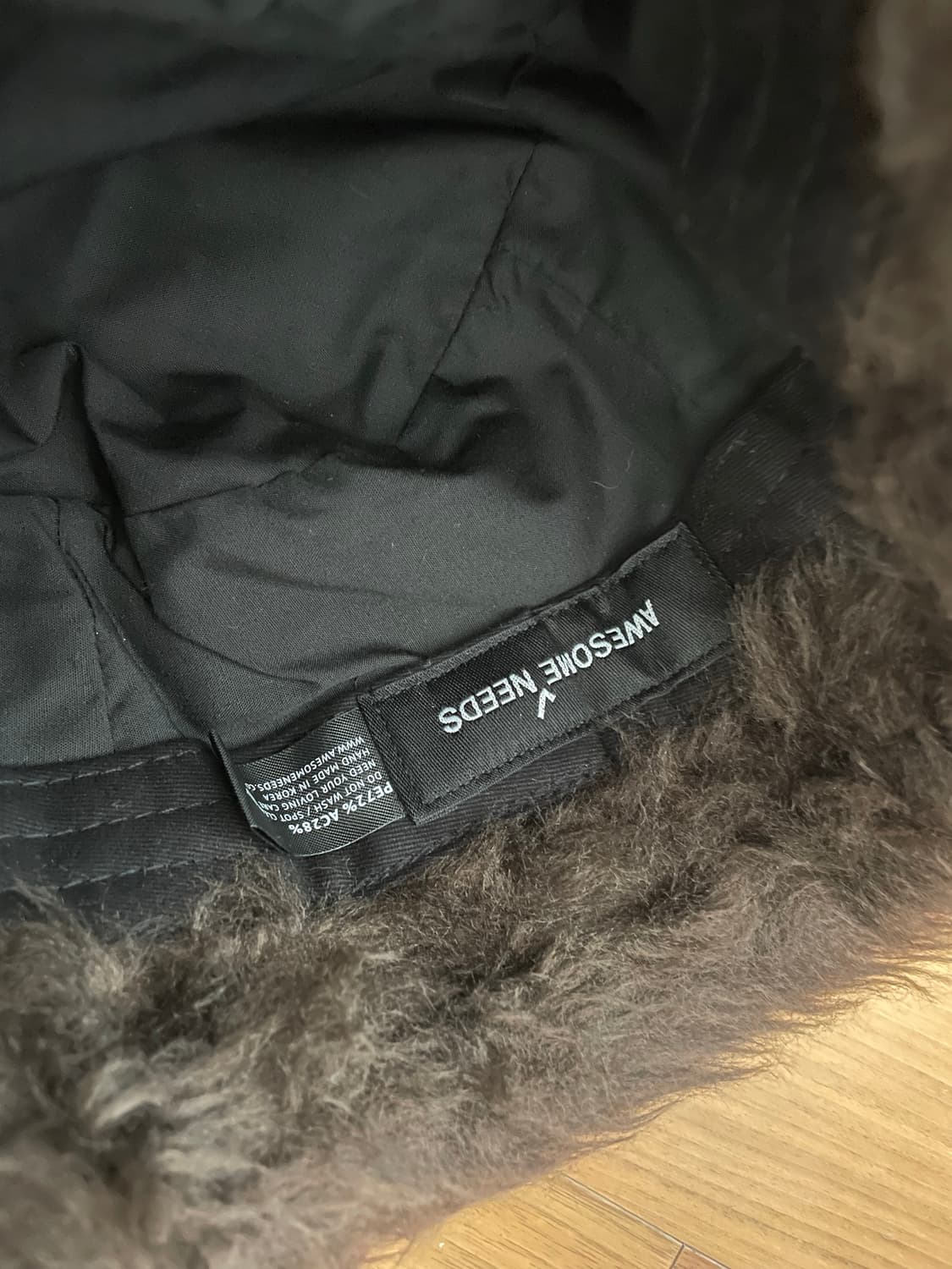 어썸니즈 털모자 상품이미지2