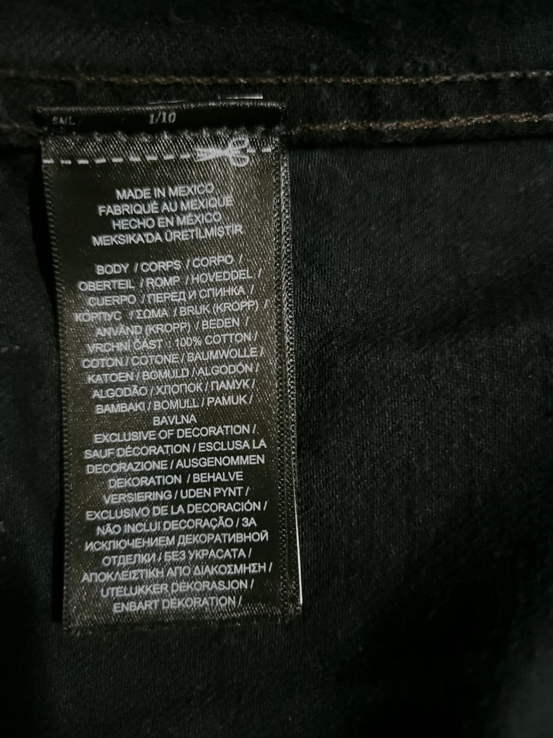 RRL lot271 블랙 데님 자켓 상품이미지7