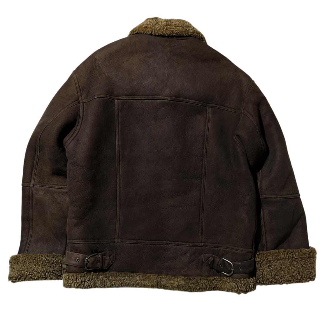 램스킨 시어링 싱글 무스탕 자켓 상품이미지2