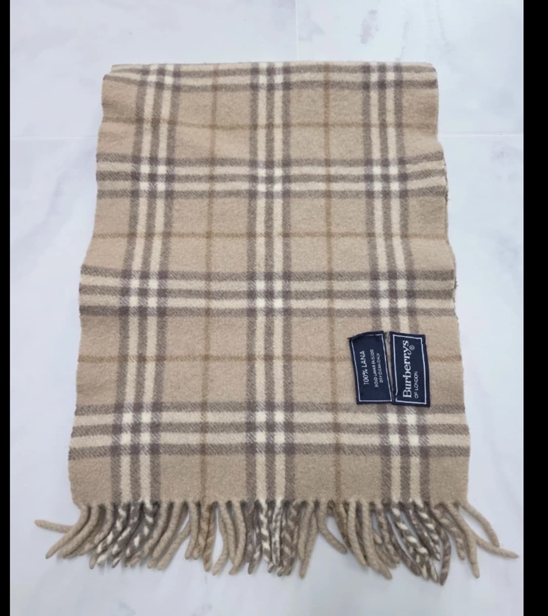버버리 클래식 체크 양모 머플러 상품이미지5