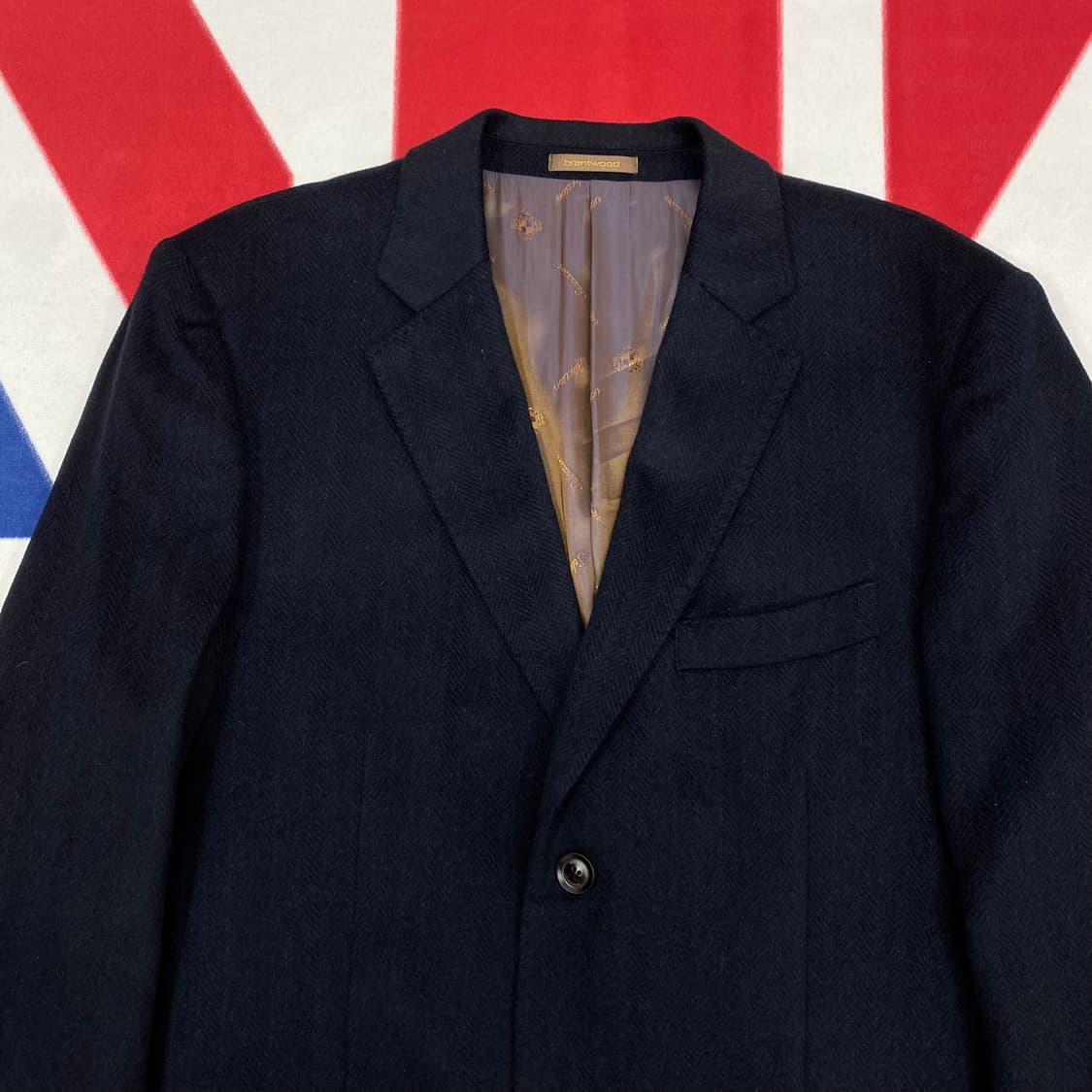 빈티지 헤링본 캐시미어코트 105 상품이미지3