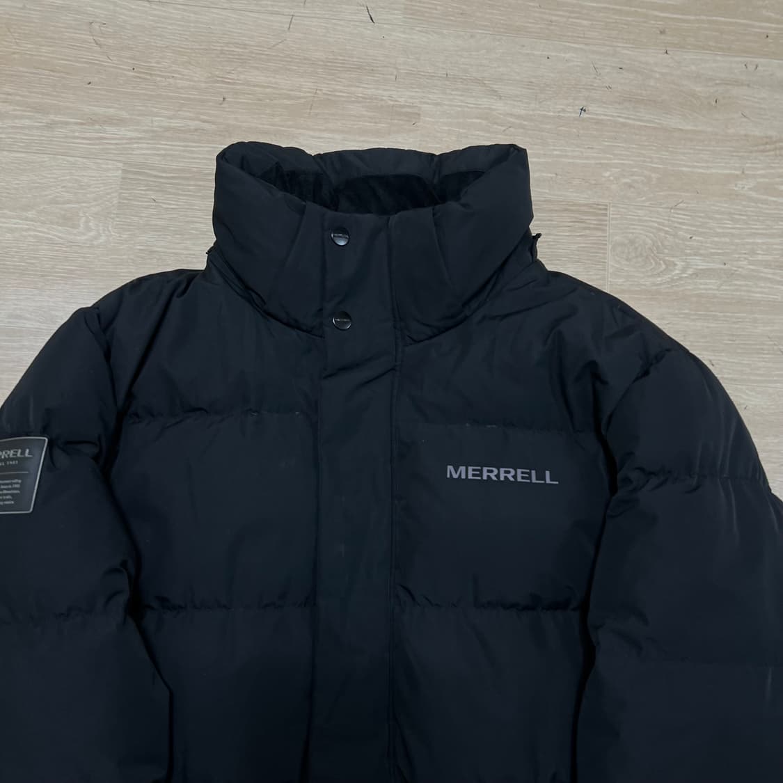 머렐 덕다운 하이넥 푸퍼 패딩 점퍼 [블랙] L/100 상품이미지2