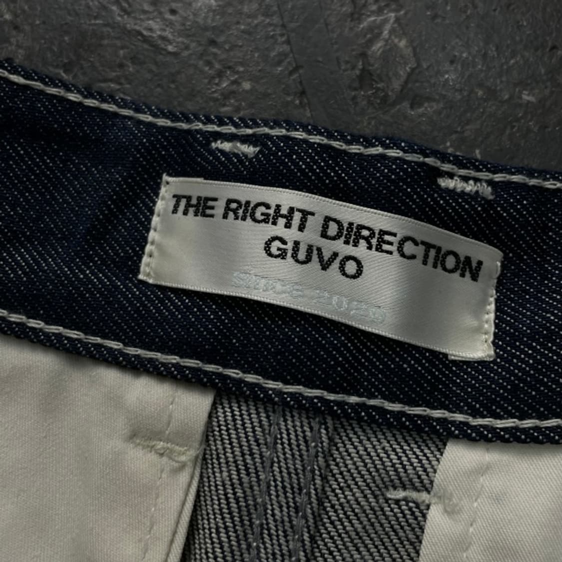 95 구보 GUVO 스티치 생지 데님팬츠  상품이미지3