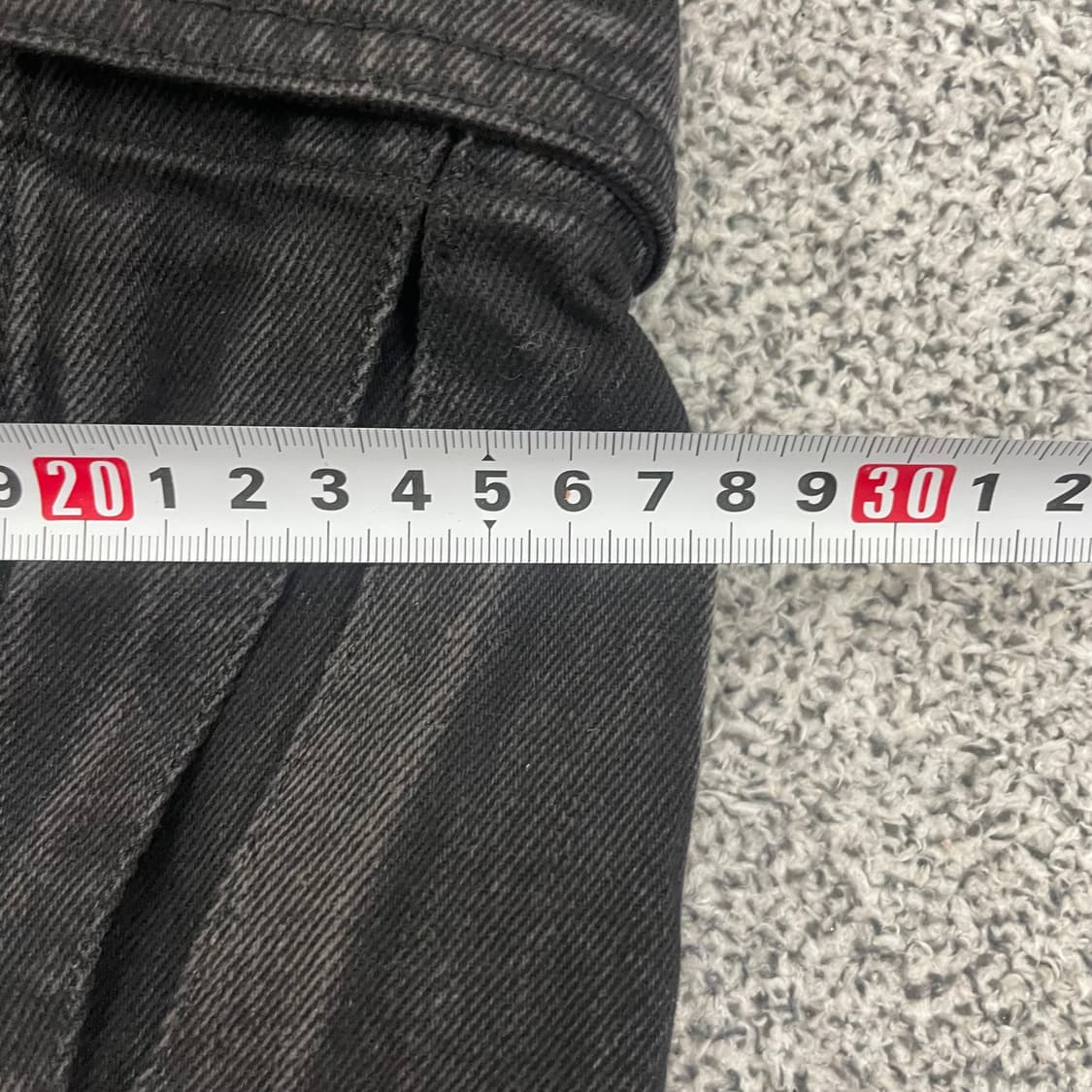 엘무드 빈티지 블랙 데님 팬츠 0105HS1 상품이미지5